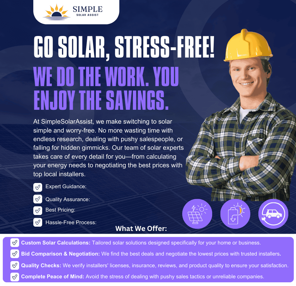 Shop solar stress free