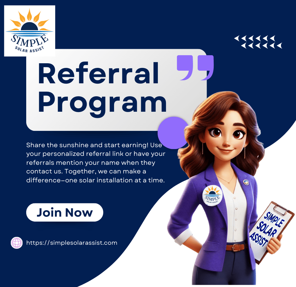 Solar referral program