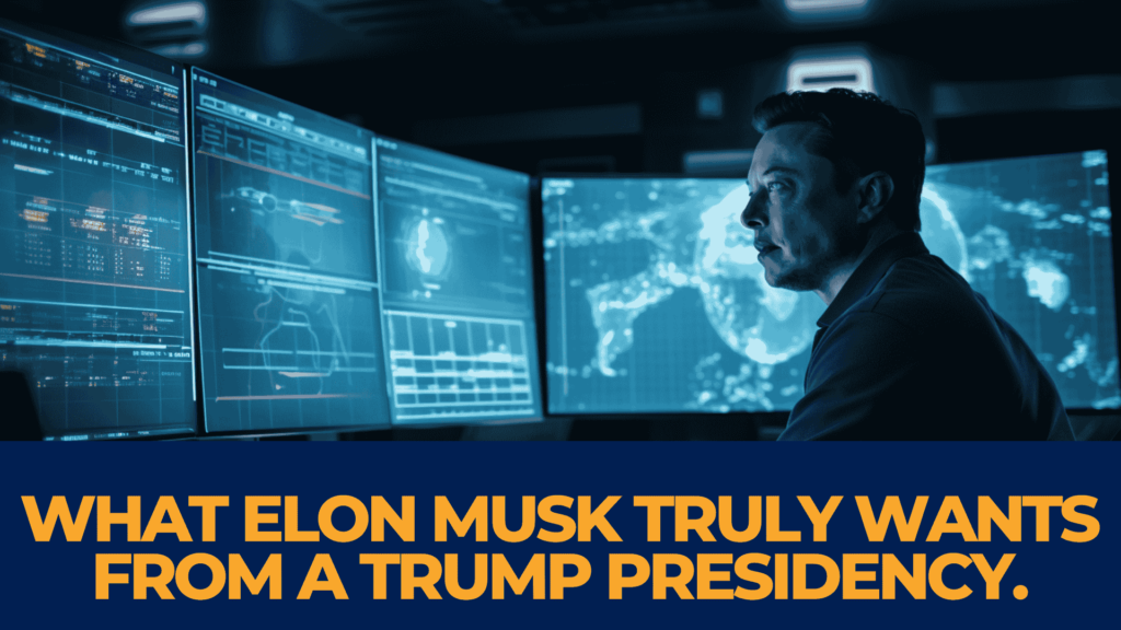 What Elon Musk truly wants from a Trump presidency.